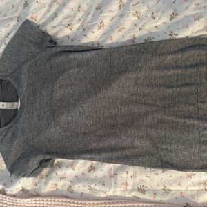 Gray Short Sleeve Athletic Shirt